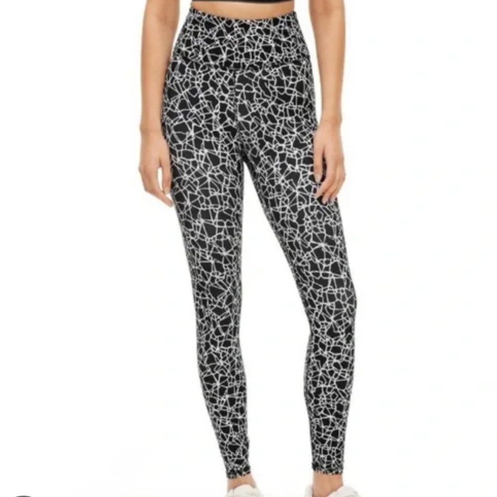 Diane Von Furstenberg Cracked Glass Leggings